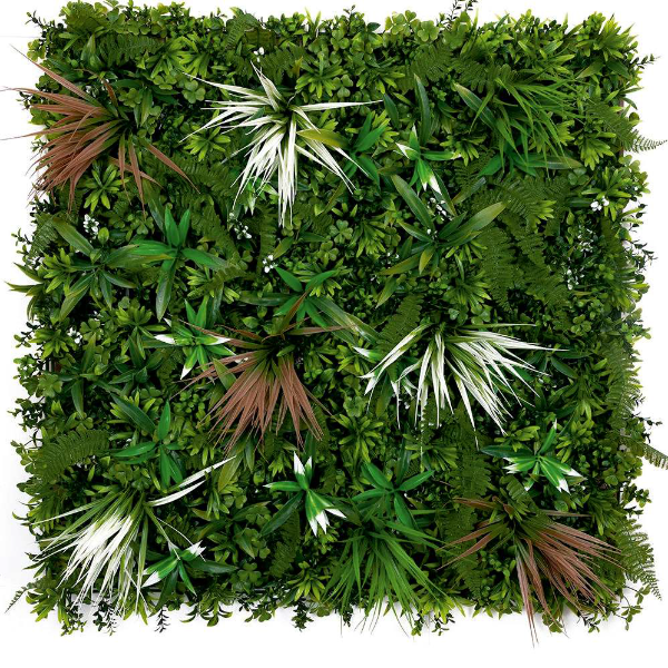 Evergreen artificial plants vertical garden with realistic fake vertical garden panels for indoor and outdoor use
