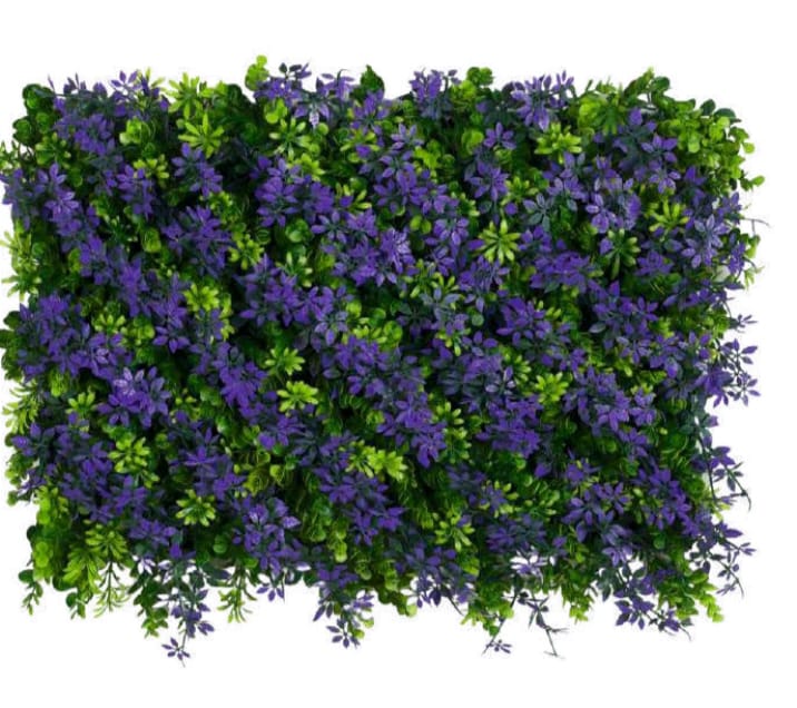 Fake vertical garden wall mat for decorative use
