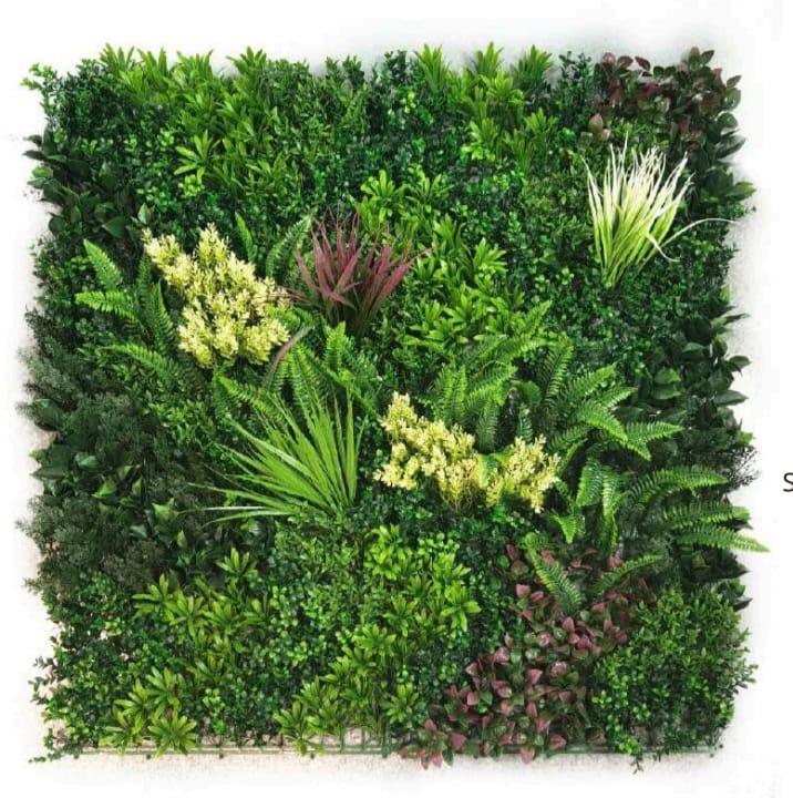 Outdoor artificial vertical garden wall mat with UV protection – ideal for artificial grass vertical wall designs