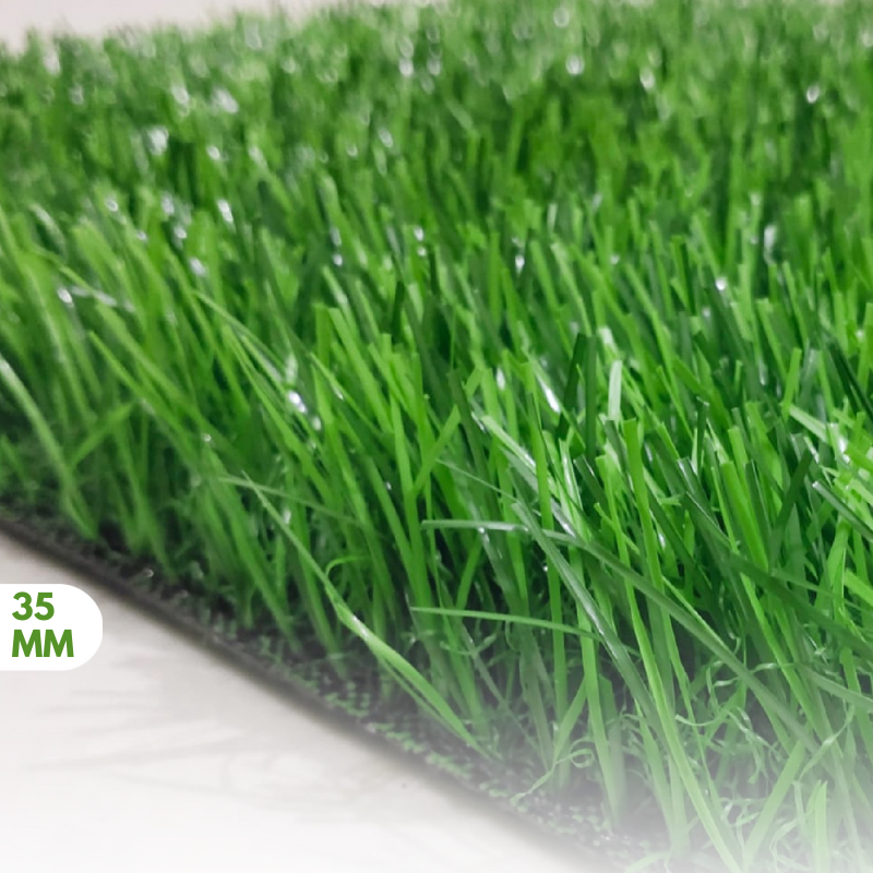 35mm realistic artificial grass turf for lawns and backyards